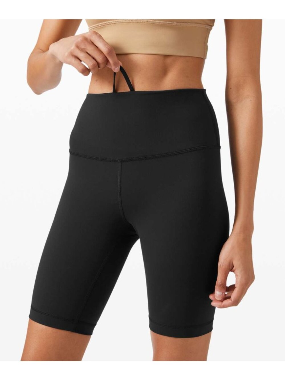 NWT lululemon Wunder Train High Rise 8" Shorts Black Size 4 Everlux - Picture 3 of 7